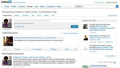 Grupo LinkedIn Monitoramento de Marcas